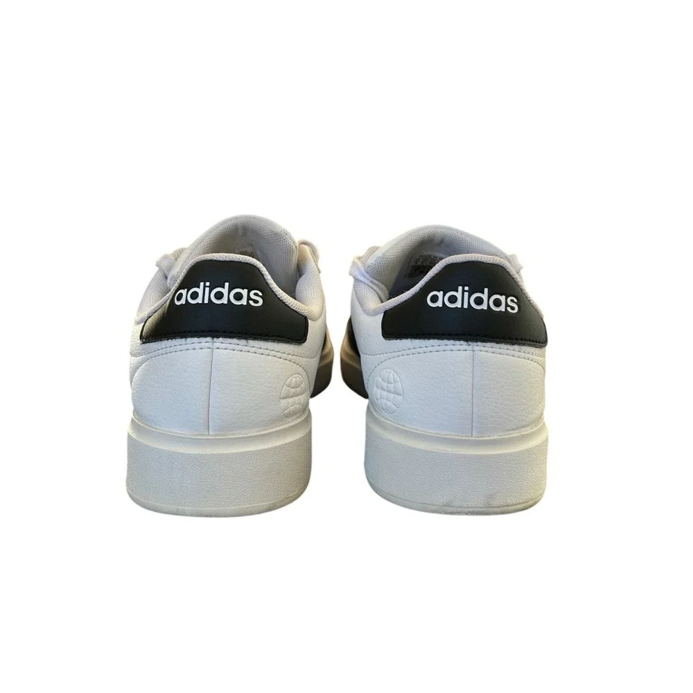 Adidas Grand Court Base 2.0 Women Shoes White Black Sneakers Retro GW9214 Size 8